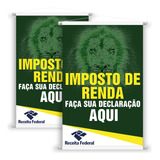 Kit 2 Banners Declaração De Imposto De Renda Aqui