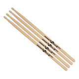 Kit 2 Baqueta Bateria 5b Marfim Ponta Madeira 4002 Spanking