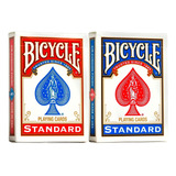 Kit 2 Baralhos Bicycle Standard Azul E Vermelho Cartas