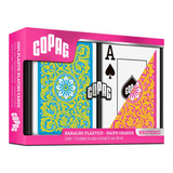 Kit 2 Baralhos Neoteric Estojo Naipe Grande Plástico Copag