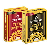 Kit 2 Baralhos Poker Profiss Texas Hold em Vermelho E Preto