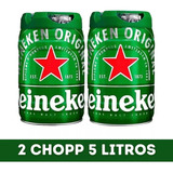 Kit 2 Barril Chopp Heineken 5 Litros Cerveja Original Hoje