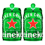 Kit 2 Barril Chopp Heineken 5 Litros Cerveja Original