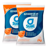 Kit 2 Barrilha Leve Elevador De Ph Mais Suall Para Piscinas