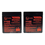 Kit 2 Bat 12v 5ah Apc Nobreak Sms Station Ii Ust1200bi