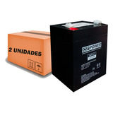 Kit 2 Bat 5ah 12v Selada Brinquedo Nobreak Alarme