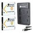 Kit 2 Bat Eria + Carregador Duplo Np-bn1 Para Sony W730 W710
