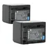 Kit 2 Bat.erias Bp-727 Para Canon Vixia Hf R82 R60 R62 R40