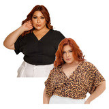 Kit 2 Bata Blusa