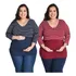 Kit 2 Batas Amamentação Plus Size 1736