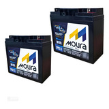 Kit 2 Bateria 12v 18ah Nobreak Smart ups 2200 Rbc55