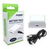 Kit 2 Bateria Para Controle Xbox One Serie S x Branca Dobe Voltagem De Entrada 110v 220v