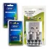 Kit 2 Bateria Recarregáv 9v + Carreg Aa/aaa/9v Pilha Bateria