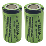 Kit 2 Bateria Recarregável 18350 4