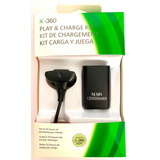 Kit 2 Bateria Recarregável Para Controle Xbox 360 120000 Mah