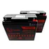 Kit 2 Bateria Selada 12v 18ah Para Rbc7 Rbc11 Rbc55 No-break