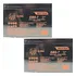 Kit 2 Bateria Selada 3-fm-7 Recarregável Carro Moto Elétrica