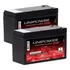 Kit 2 Bateria Unipower Selada 12v 7ah Up1270 Alarme Nobreaks
