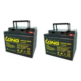 Kit 2 Baterias 12v 50ah Cadeira Rodas Motorizada Freedom
