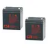 Kit 2 Baterias  12v 5ah Nobreak Sms 1200va Bivolt Station Ii