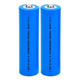 Kit 2 Baterias 18650 9800mah 4.2v Recarregáveis Para Rádios