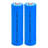 Kit 2 Baterias 18650 9800mah 4.2v Recarregáveis Para Rádios