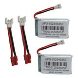 Kit 2 Baterias 3 7 1000mah P drone Gps Mp3 adapatdor Syma