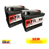 Kit 2 Baterias Auto Som Stroke