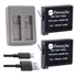 Kit 2 Baterias + Carregador Gopro Hero 4  Go Pro Ahdbt-401