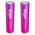 Kit 2 Baterias De Lítio Recarregável Modelo 18650 2600mah 3,7v Elgin