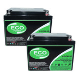 Kit 2 Baterias Eco 12v 30ah