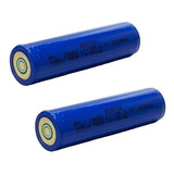 Kit 2 Baterias Fotopolimerizador 3 7v 1800mah Li ion 18650