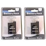 Kit 2 Baterias Recarregáveis Para Console PSP Slim Série Modelo 2000 3000 3001 3010 Sony Battery Pack