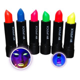 Kit 2 Batom Batons Neon Brilha Maquiagem Fluorescente Brilha