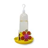KIT 2 Bebedouros Para Beija-Flor 90ml Com Bandeja - Atrai Pássaros- Fácil De Pendurar E Limpar- Ideal Para Jardim- Cores Sortidas