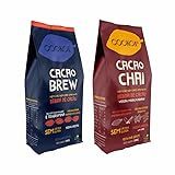 Kit 2 Bebidas Zero Açúcar Cookoa Cacao Chai Cacao Brew