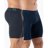 Kit 2 Bermuda Térmica Masculina Short Térmico Com Bolso