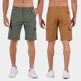 Kit 2 Bermudas Masculinas