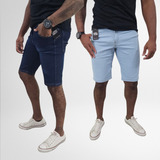 Kit 2 Bermudas Masculinas Jeans C