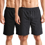Kit 2 Bermudas Masculinas Shorts Moletinho Moletom