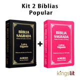 Kit 2 Biblias Letra