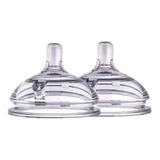 Kit 2 Bico Para Mamadeira 3 Meses Fluxo Médio Comotomo
