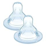 Kit 2 Bicos Mamadeira Mam Easy Start Ou Easy Active -X Fluxo Super Rápido 6- Meses-