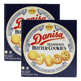Kit 2 Biscoito Amanteigado Tradicional Danisa Lata 454g