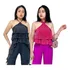 Kit 2 Blusa Bata Babado Plissada E Cropped Plissado Babado