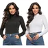 Kit 2 Blusa Cacharrel Feminino Segunda Pele Manga Longa Frio