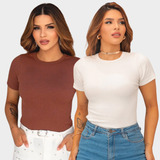 Kit 2 Blusa Camiseta
