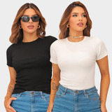 Kit 2 Blusa Camiseta