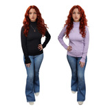 Kit 2 Blusa De