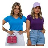 Kit 2 Blusa Feminina